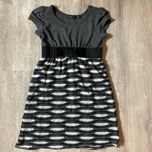Cotton dress with elastic waist